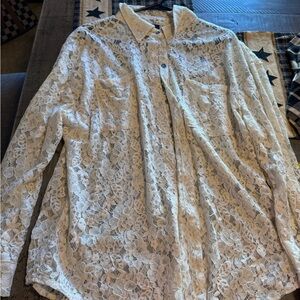 Daytrip Cream Lace Top